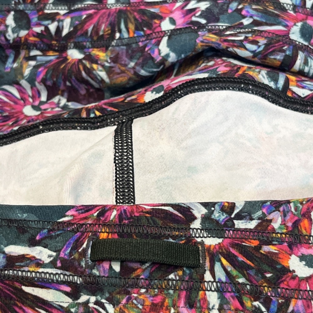 Lululemon Swift Speed HR Tight 28" Floral Athletic Leggings Size 14 Multicolor - Picture 5 of 6